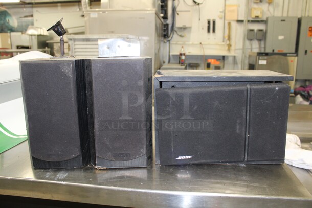 ALL ONE MONEY! 1 Bose Speaker And 2 BIC America Speakers.  - Image 1 of 5