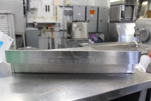 NICE! Commercial Stainless Steel Speed Rail. 30x5.5x6 - Image 2 of 2
