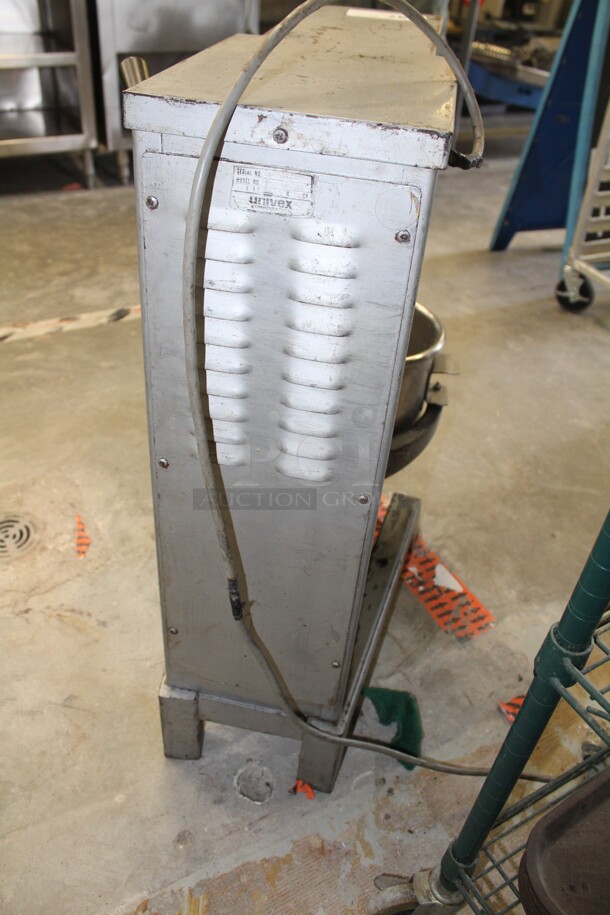 TERRIFIC! Univex Model M20 Commercial 20qt. Planetary Floor Mixer With Commercial Stainless Steel Bowl. 15x27x34. 115V/60Hz. Working When Removed! - Image 4 of 5