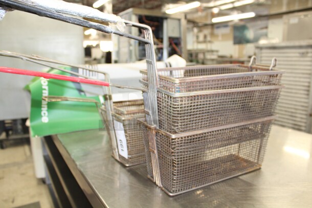 6 Commercial Fryer Baskets. 26x6.5x11. 6X Your Bid!  - Image 3 of 3