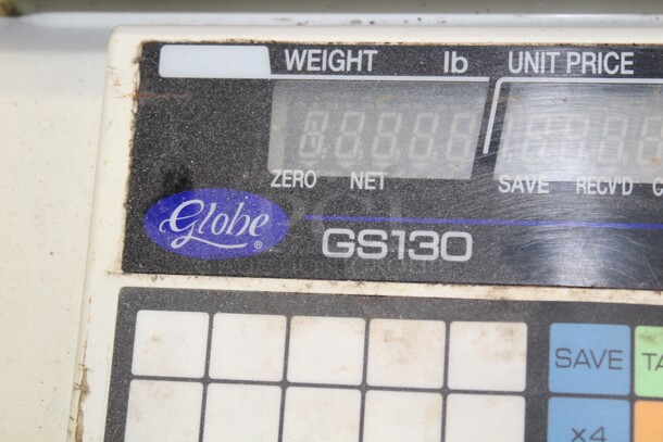 WOW! Globe Model GS130 Commercial Deli Scale. 14x14x5.5. 115V/60Hz. Working When Removed! - Image 2 of 3