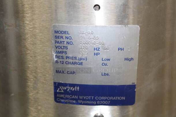 FANTASTIC! 2 APW Wyott Model HL-10 Commercial Stainless Steel Drop In Heated Dish Dispensers For 9 1/4-10 1/8 Dishes. 13.5x13.5x32. 120V/60Hz. Working When Removed! 2X Your Bid! - Image 2 of 3