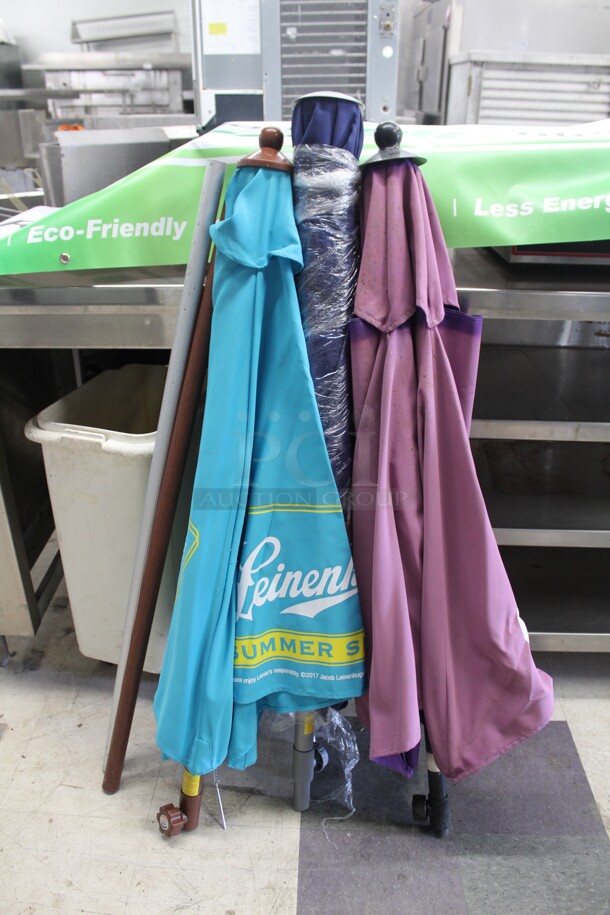 WOW! 3 Commercial Umbrellas. 3X Your Bid!  - Image 1 of 2