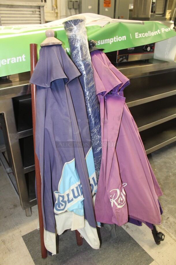 WOW! 3 Commercial Umbrellas. 3X Your Bid!  - Image 2 of 2