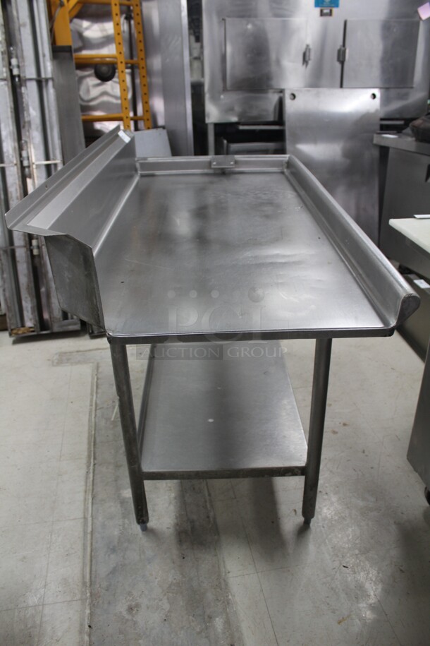 NICE! Commercial Stainless Steel Right Side Clean Dish Table. 60x30x44 - Image 5 of 5