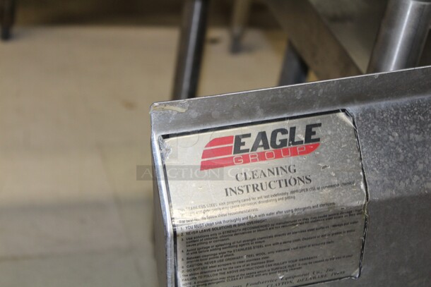 GREAT! Eagle Commercial Stainless Steel Three Compartment Sink With Faucet And Sprayer. 108x30x44  - Image 5 of 7