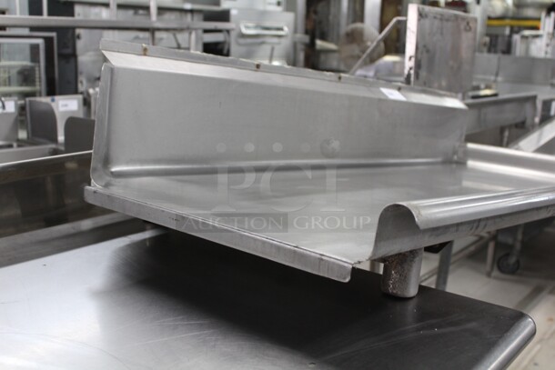 SUPER! Commercial Stainless Steel Right Side Clean Dish Table. 66x31x48 - Image 2 of 3