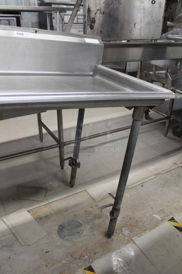 SUPER! Commercial Stainless Steel Right Side Clean Dish Table. 66x31x48 - Image 3 of 3