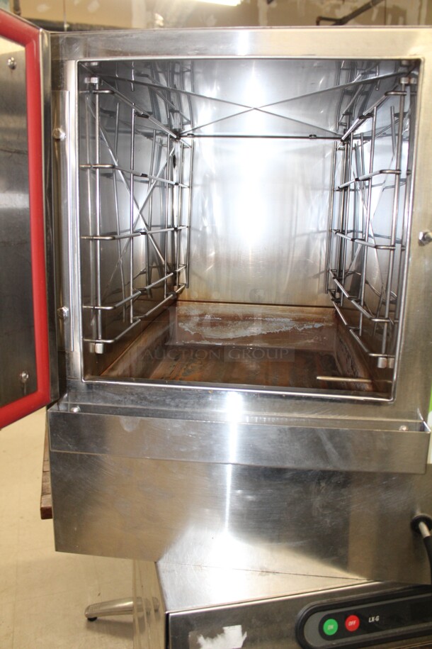 TERRIFIC! Lolo Commercial Stainless Steel Countertop Steamer. 30x28x24.5. 208-240V/60Hz. 3 Phase. Working When Removed! - Image 2 of 6