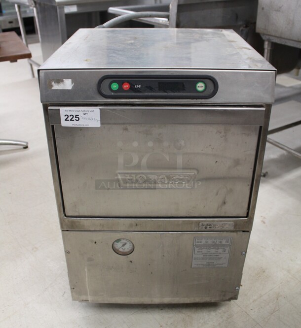 AWESOME! Hobart Model LXGH Commercial Stainless Steel Undercounter Glasswasher. 120/208V. 1 Phase. Working When Removed!