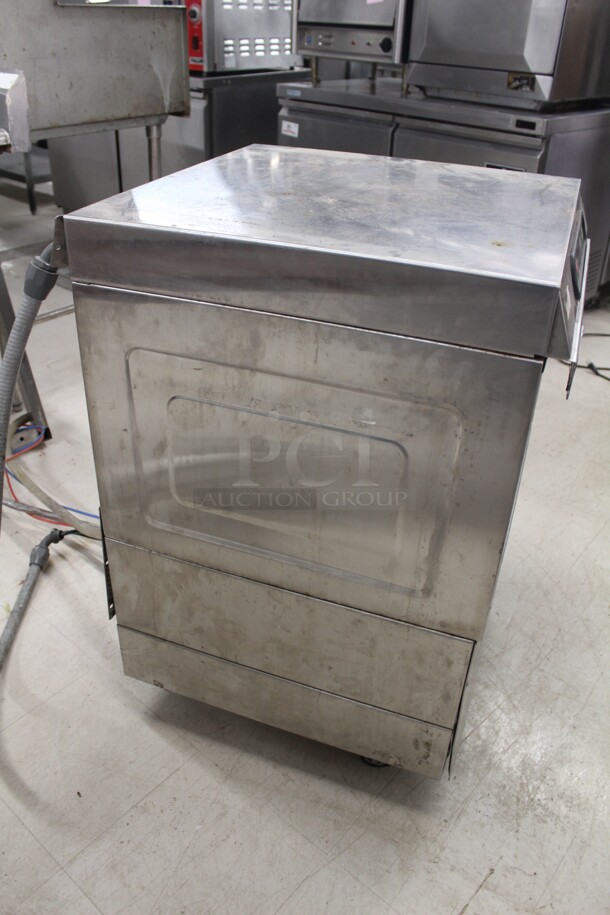 AWESOME! Hobart Model LXGH Commercial Stainless Steel Undercounter Glasswasher. 120/208V. 1 Phase. Working When Removed! - Image 7 of 7