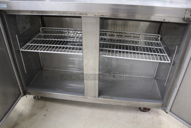 FANTASTIC! Spartan Model SUR-48 Commercial Stainless Steel Undercounter Refrigerator/Cooler On Commercial Casters. 47x29.5x35. 120V/60Hz. Working When Removed! - Image 2 of 7