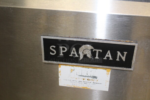 FANTASTIC! Spartan Model SUR-48 Commercial Stainless Steel Undercounter Refrigerator/Cooler On Commercial Casters. 47x29.5x35. 120V/60Hz. Working When Removed! - Image 4 of 7