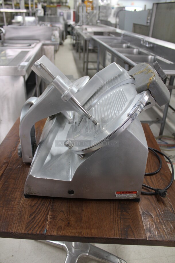 SUPER! Hobart Edge Commercial Stainless Steel Countertop Meat/Cheese Slicer. 20x19x18. 120V/60Hz. Working When Removed! - Image 3 of 5
