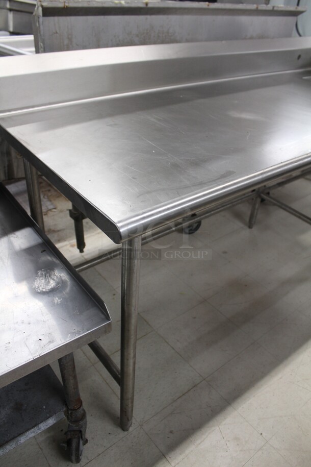 FANTASTIC! Commercial Stainless Steel 3 Compartment Sink With Sidesplashes Between Sinks. 144x30x41 - Image 6 of 6