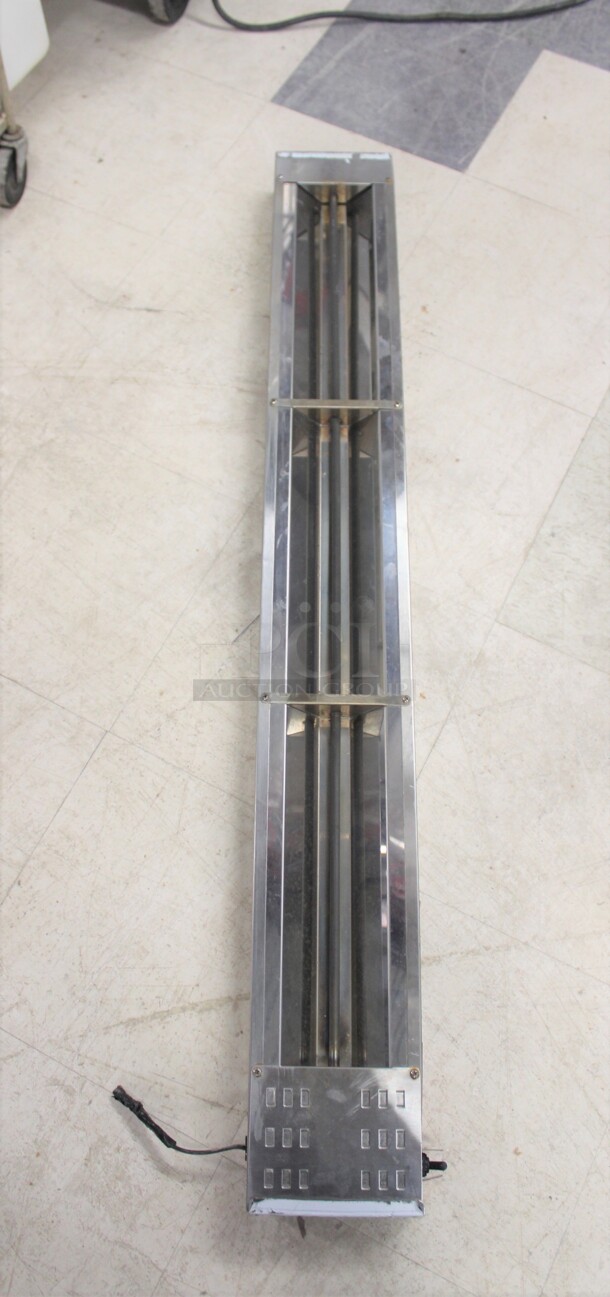 SUPER! Avantco Model ISW-48-TGL Commercial Stainless Steel Strip Warmer. 48x6x2.5. 120V/60Hz. Working When Removed! - Image 1 of 3