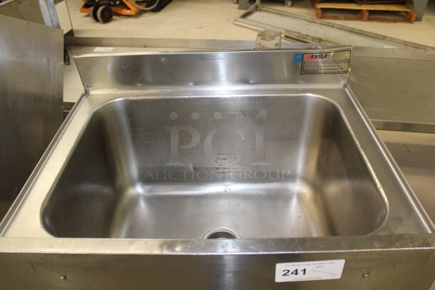 TERRIFIC! Eagle Commercial Stainless Steel Underbar Sink. 28x21x33 - Image 2 of 5