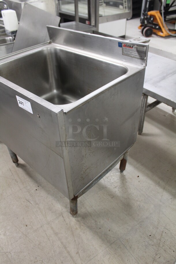 TERRIFIC! Eagle Commercial Stainless Steel Underbar Sink. 28x21x33 - Image 3 of 5