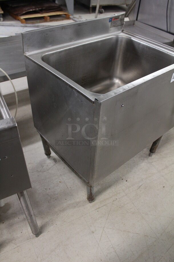 TERRIFIC! Eagle Commercial Stainless Steel Underbar Sink. 28x21x33 - Image 4 of 5