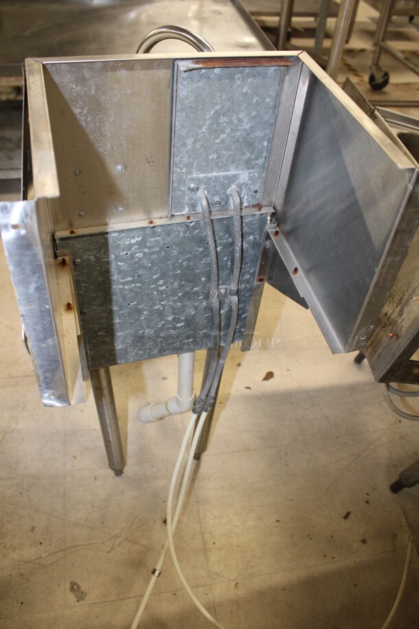 FABULOUS! Perlick Commercial Stainless Steel Underbar Hand Sink With Backsplash. 12x27x38 - Image 6 of 6