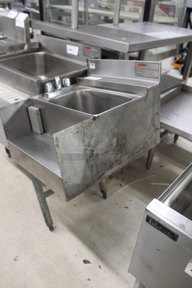 AMAZING! Eagle Commercial Stainless Steel Underbar Sink With Mixing Station. 18x24x34 - Image 3 of 3