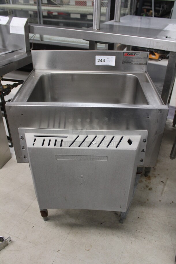 GREAT! Eagle Commercial Stainless Steel Underbar Ice Well. 24x21x34
