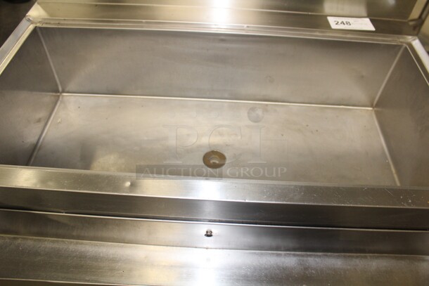 FANTASTIC! Supremetal Commercial Stainless Steel Underbar Ice Well With 2 Speedrails. 39.5x24x34 - Image 3 of 5