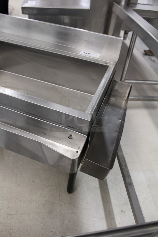 FANTASTIC! Supremetal Commercial Stainless Steel Underbar Ice Well With 2 Speedrails. 39.5x24x34 - Image 4 of 5
