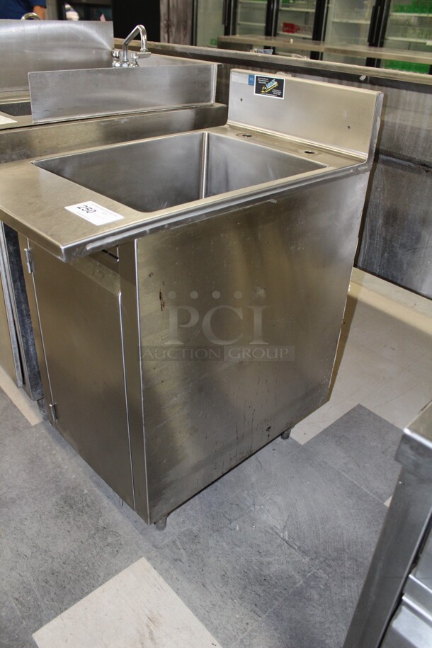 NICE! Commercial Stainless Steel Underbar Ice Well Cabinet. 18x31x41 - Image 4 of 5