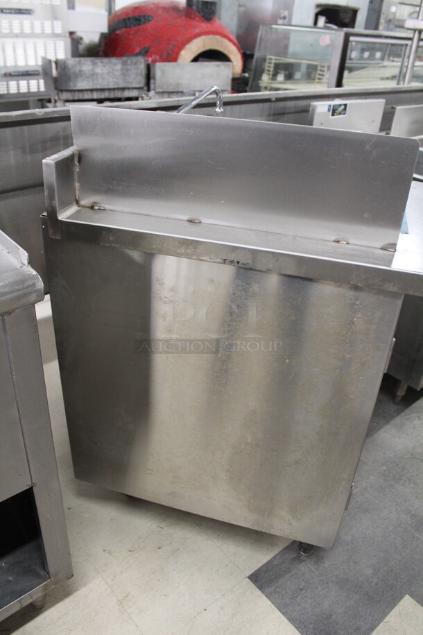 GREAT! Commercial Stainless Steel Sink Cabinet With Faucet And Sidesplash. 25.5x31x41 - Image 7 of 7