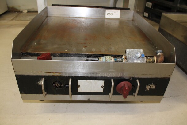 GREAT! Star Commercial Stainless Steel Natural Gas Countertop Griddle. 24x27x27. Working When Removed!  - Image 4 of 6
