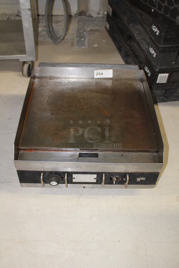 GREAT! Star Commercial Stainless Steel Natural Gas Countertop Griddle. 24x27x27. Working When Removed!  - Image 1 of 5