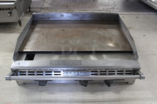 AMAZING! American Range Commercial Stainless Steel Natural Gas Countertop Griddle. 36x32x10.5. Working When Removed!