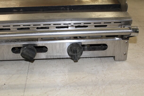 AMAZING! American Range Commercial Stainless Steel Natural Gas Countertop Griddle. 36x32x10.5. Working When Removed! - Image 3 of 8