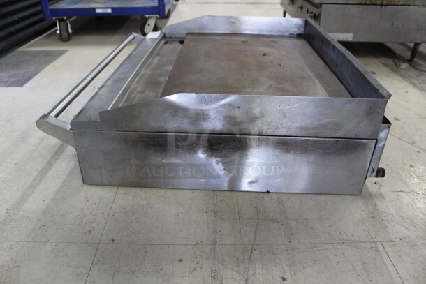AMAZING! American Range Commercial Stainless Steel Natural Gas Countertop Griddle. 36x32x10.5. Working When Removed! - Image 6 of 8