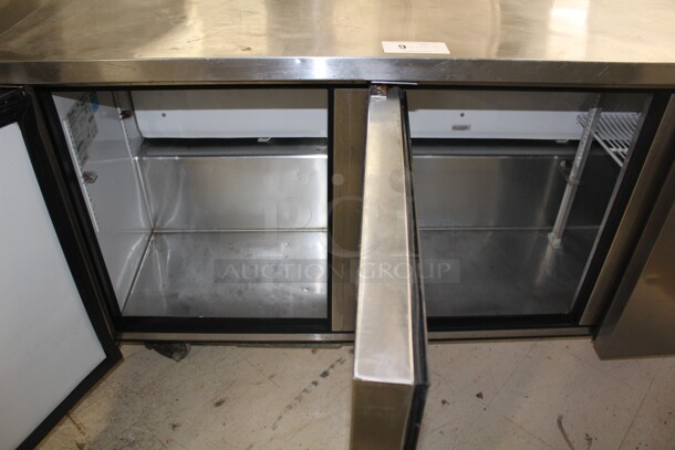 WOW! True Model TWT-72 Commercial Stainless Steel 3 Door Worktop Refrigerator/Cooler. 72.5x30x39. 115V.60Hz. Working When Removed!  - Image 2 of 8