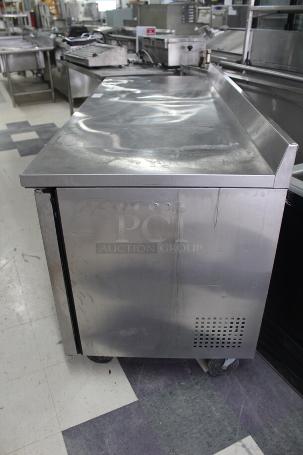 WOW! True Model TWT-72 Commercial Stainless Steel 3 Door Worktop Refrigerator/Cooler. 72.5x30x39. 115V.60Hz. Working When Removed!  - Image 5 of 8