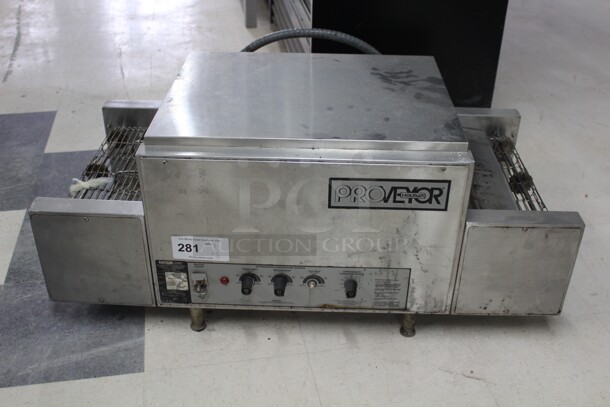 FANTASTIC! Holman/Star Model 314HX Commercial Stainless Steel Countertop Conveyor Oven. 39x19x.5x16. 208V/60Hz. Working When Removed!