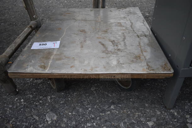 Dolly on Commercial Casters. 19.5x23.5x7.5 - Image 1 of 4