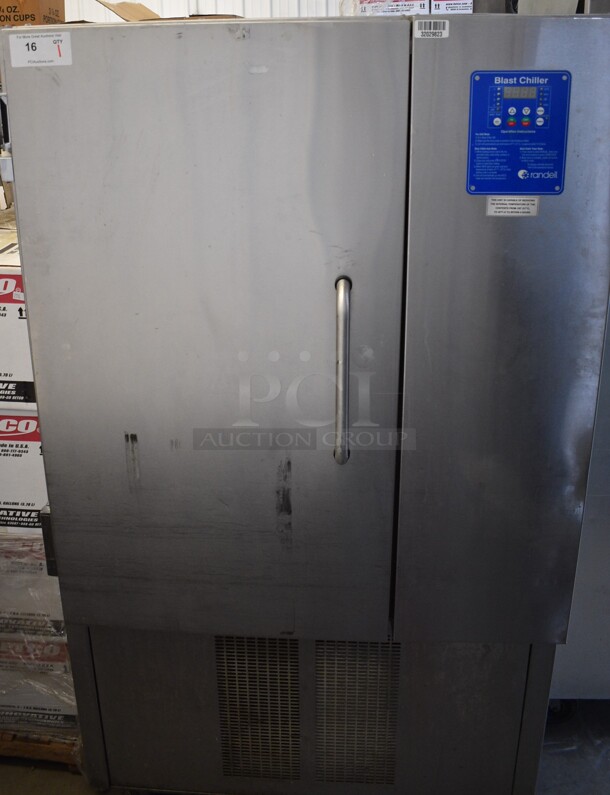 BEAUTIFUL! 2012 Randell Model BC-18 Stainless Steel Commercial Floor Style Blast Chiller. 115/230 Volts, 1 Phase. 39x35x73 - Image 7 of 7
