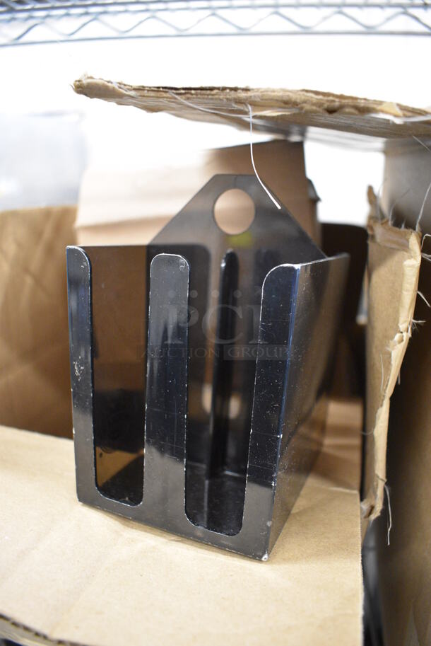 21 BRAND NEW IN BOX! Black Poly Jelly Caddies. 4.5x3.5x5.5. 21  - Image 3 of 3