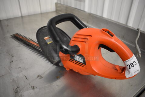 Black and Decker Electric Hedge Trimmer. 7x9x32