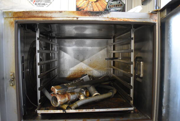 2 GORGEOUS! Rational Stainless Steel Commercial Combitherm 5 Senses Self Cooking Center Convection Ovens on Commercial Casters. Top Model: SCC WE 62. Bottom Model: SCC WE 102. 480 Volts, 3 Phase. 42x40x73. 2 Times Your Bid! - Image 5 of 8