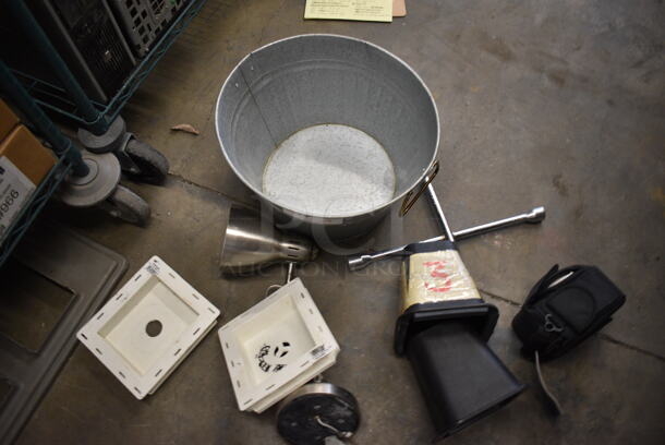 ALL ONE MONEY! Lot of Various Items In Metal Bucket! - Image 1 of 5