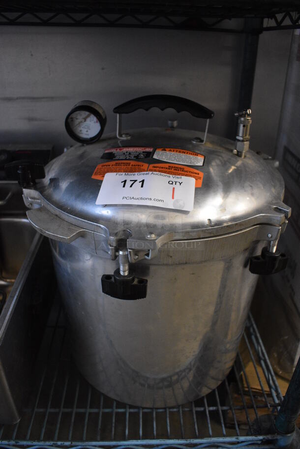Metal Pressure Cooker Pot. 15x15x17