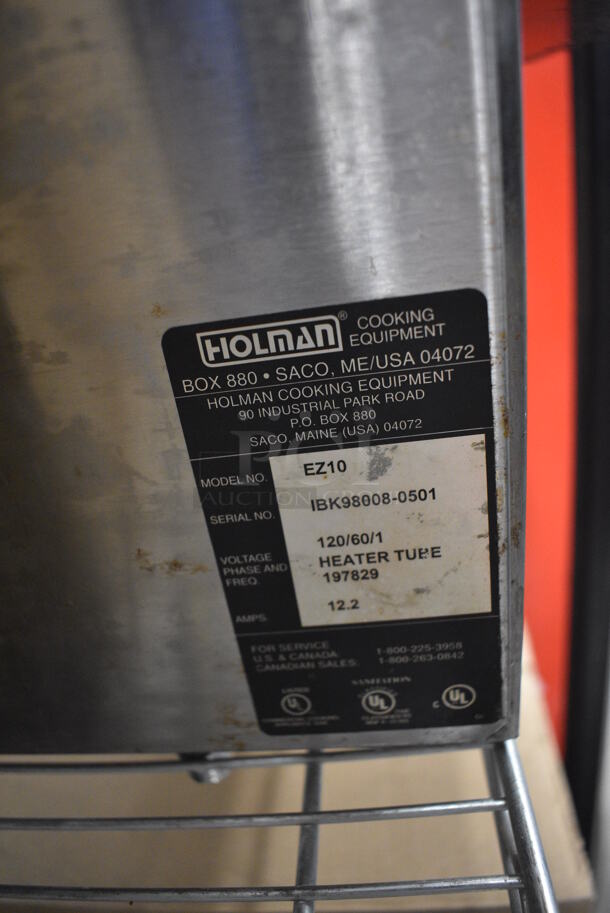 NICE! Holman Model EZ10 Stainless Steel Commercial Countertop Electric Conveyor Oven. 120 Volts, 1 Phase. 14.5x18x13. Tested and Does Not Power On - Image 4 of 5