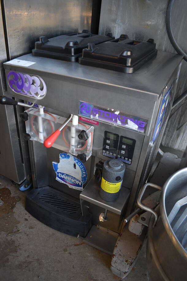 GORGEOUS! 2010 Stoelting Model SF144-38I Stainless Steel Commercial Countertop Air Cooled 2 Flavor Ice Cream Machine w/ Drink Mixer Attachment. 208-230 Volts, 1 Phase. 22x28x34 - Image 3 of 10