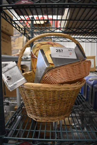 ALL ONE MONEY! Lot of Various Items Including Baskets!
