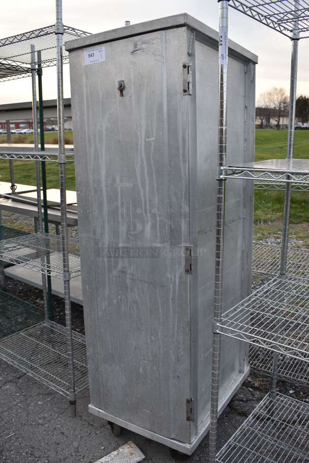 Metal Commercial Enclosed Pan Rack on Commercial Casters. 21x28x69 - Image 2 of 4