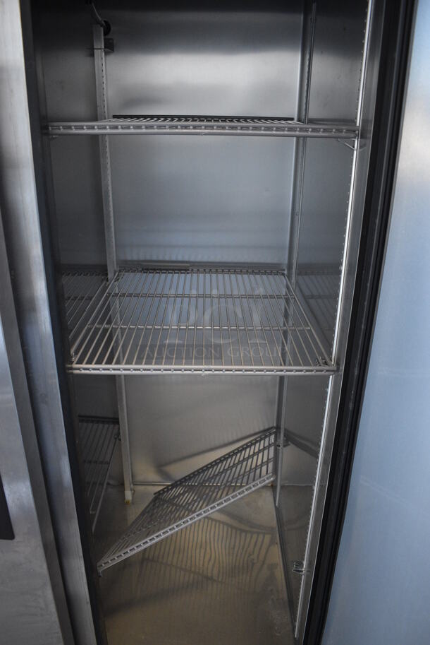 SWEET! 2019 True Model T-35-HC Stainless Steel Commercial 2 Door Reach In Cooler w/ Poly Coated Racks. 115 Volts, 1 Phase. 39x30x78. Tested and Powers On But Compressor Does Not Engage - Image 5 of 7